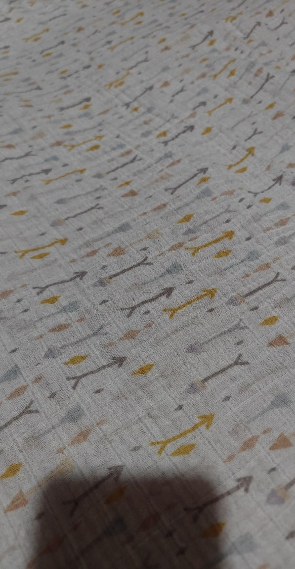 Gri Desenli Beyaz Müslim Bebek Battaniyesi mujo baby - Görsel 4