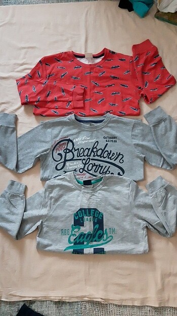 3 sweatshirt 1 pantolon 1 hirka