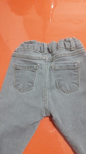 6-9 Ay Beden gri Renk Baby kot pantolon