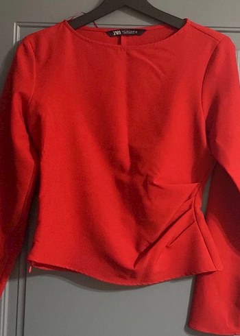 Zara Zara kırmızı bluz