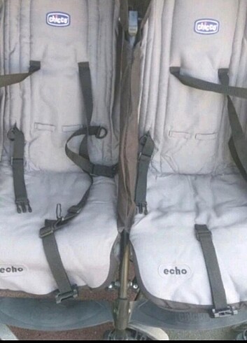 9- 18 kg Beden gri Renk Chicco edho ikiz bebek arabası 