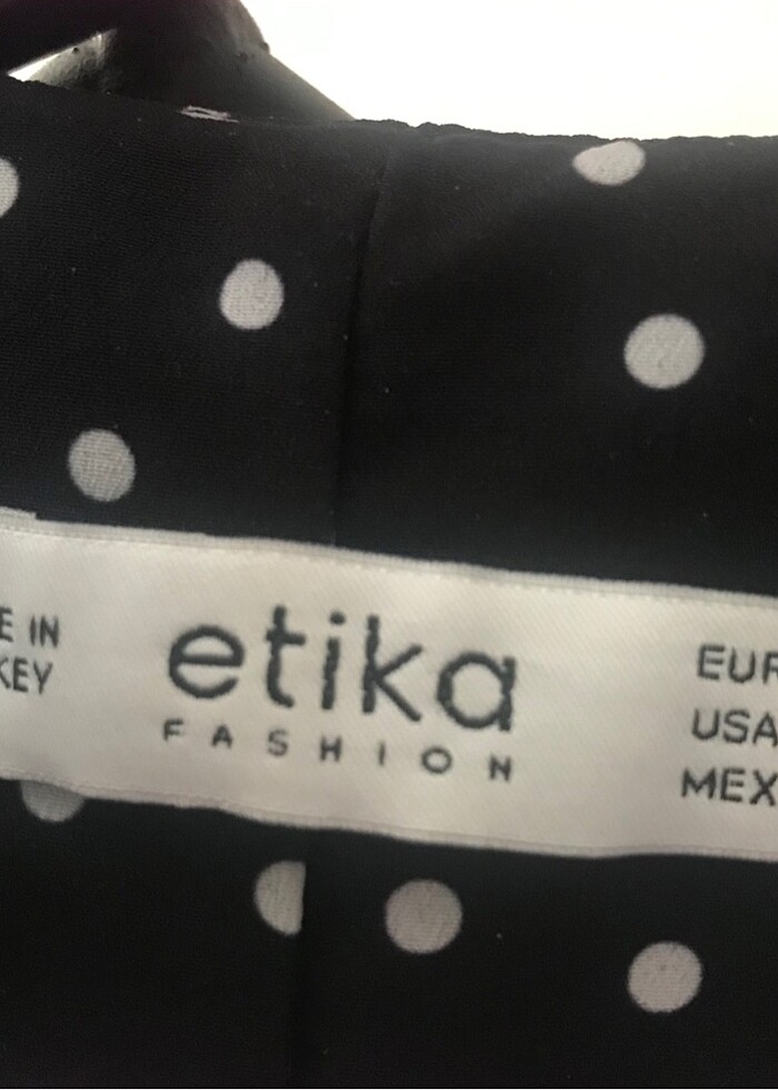 Puantiyeli elbise - Görsel 3