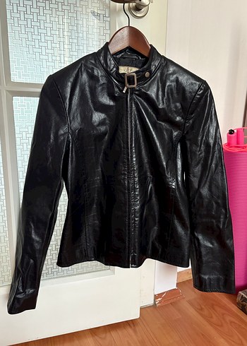 Vintage %100 buffalo deri ceket