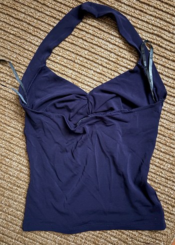 Mango likralı lacivert büstiyer - Görsel 2