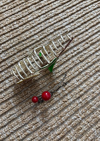 Ayçiçeği ve kiraz toka seti - Görsel 2