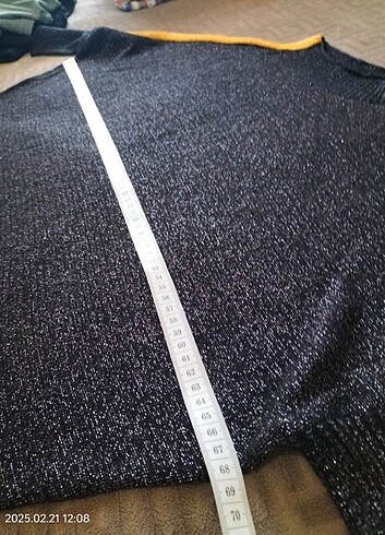 Şık simli bluz - Görsel 4