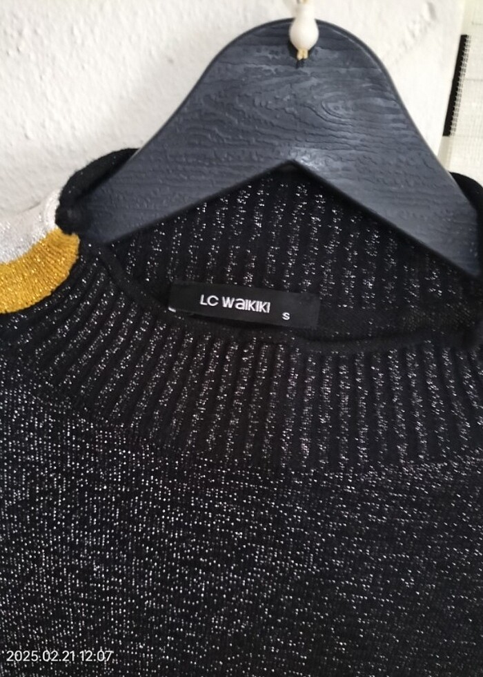 Şık simli bluz - Görsel 2