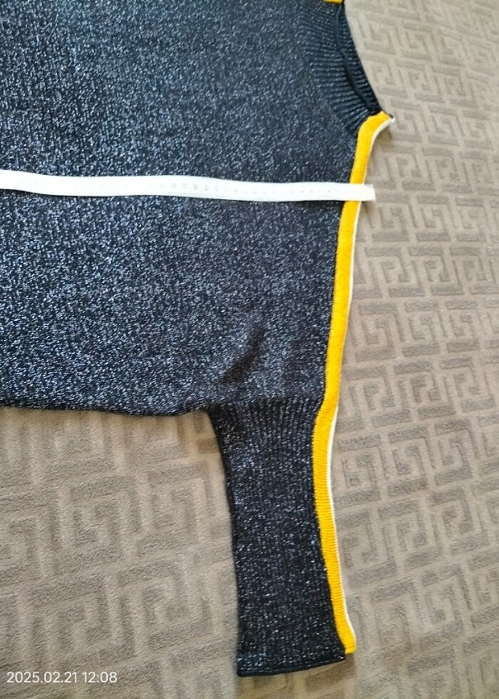 Şık simli bluz - Görsel 5