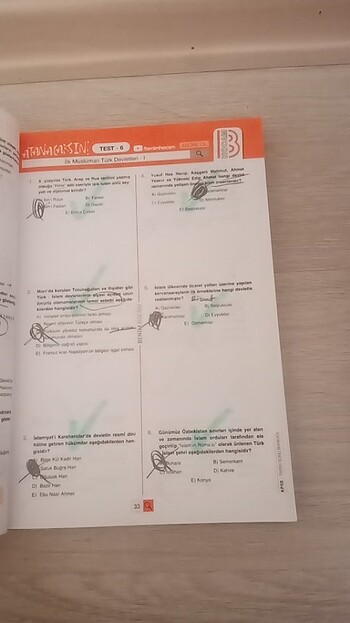 Tarih ramazan yetginjn soru Bankası  - Görsel 2