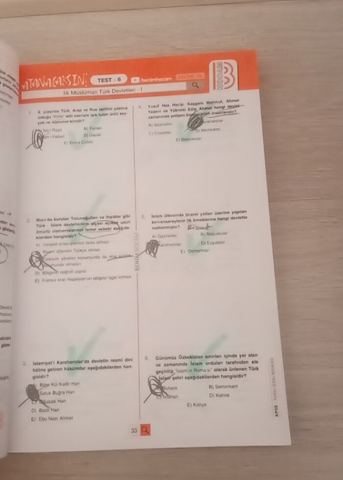 Tarih ramazan yetginjn soru Bankası  - Görsel 2