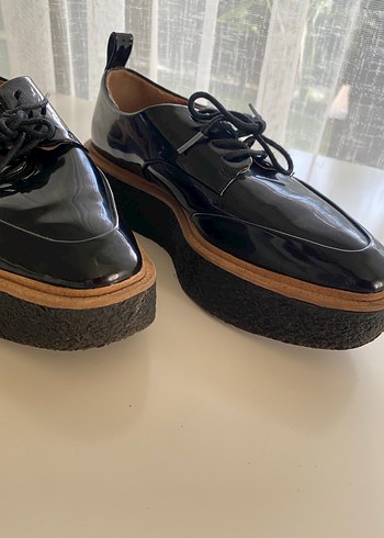 Zara Trafaluc Creeper Platform Oxford - Görsel 8