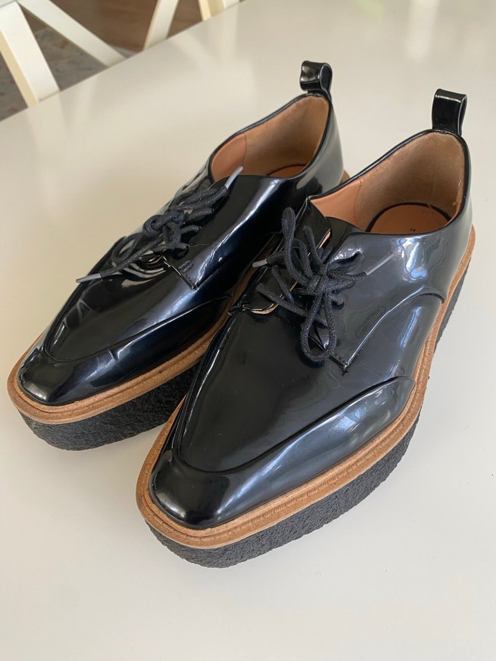 Zara Trafaluc Creeper Platform Oxford - Görsel 2