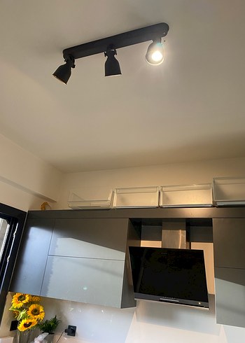 IKEA HEKTAR 3lü Ray Spot Lamba - Görsel 2
