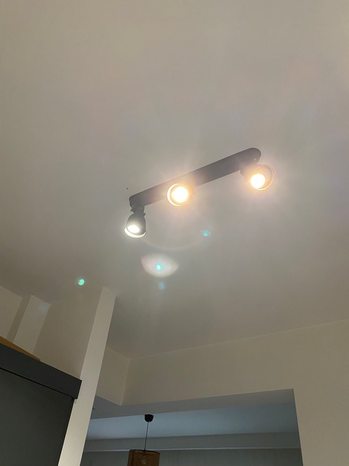 IKEA HEKTAR 3lü Ray Spot Lamba - Görsel 3