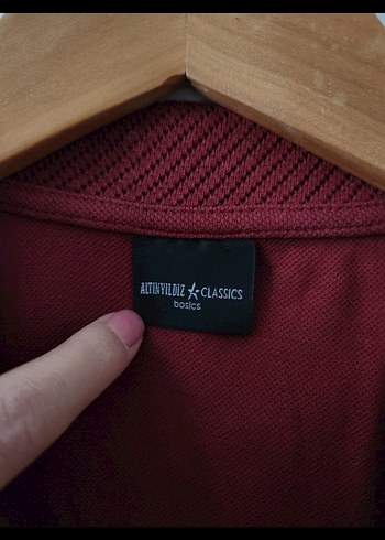 Bordo Erker Polo Tişört - Görsel 4