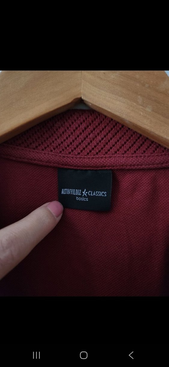 Bordo Erker Polo Tişört - Görsel 4