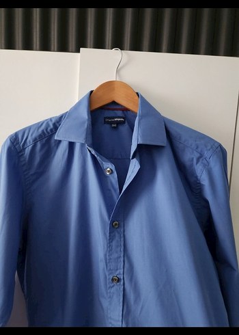 Mavi Erkek Gömlek - Görsel 2