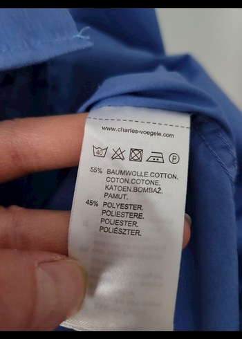 Mavi Erkek Gömlek - Görsel 4