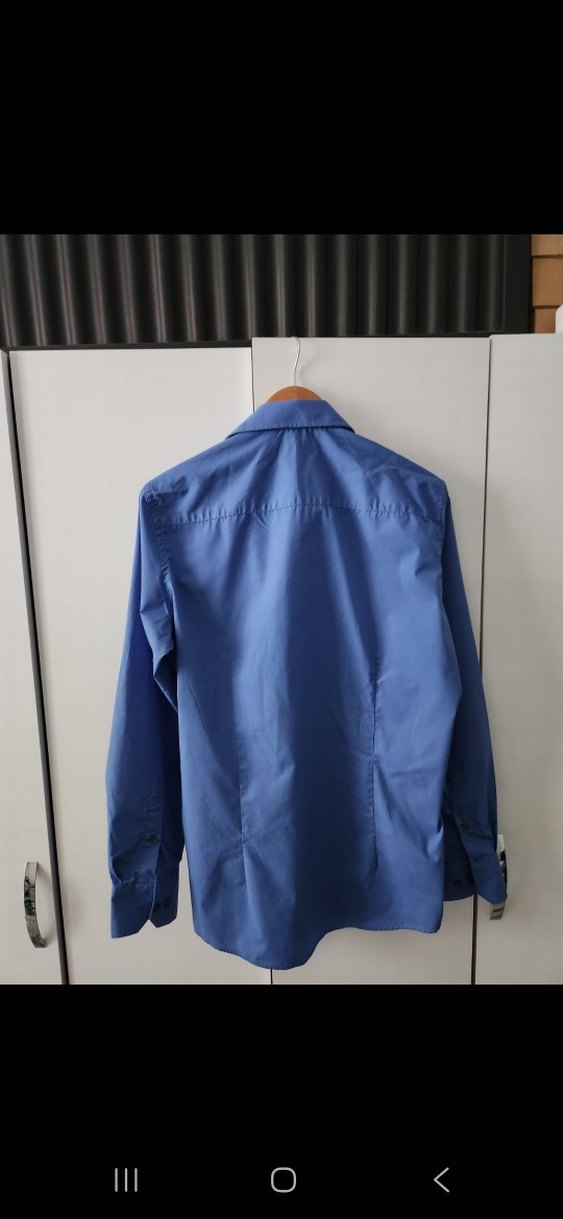 Mavi Erkek Gömlek - Görsel 3