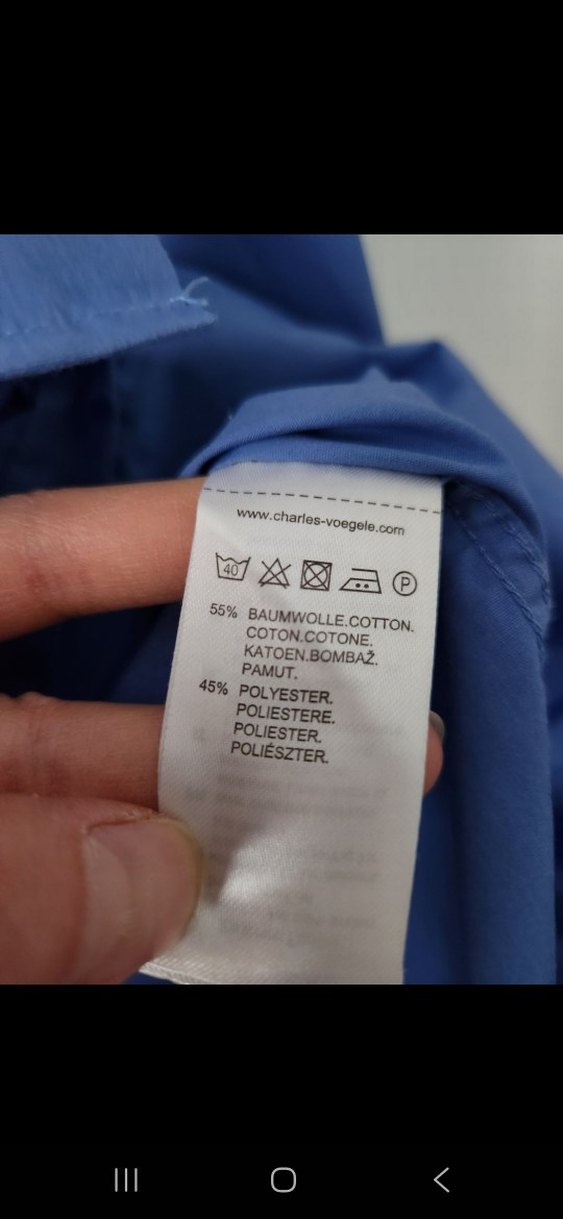 Mavi Erkek Gömlek - Görsel 4