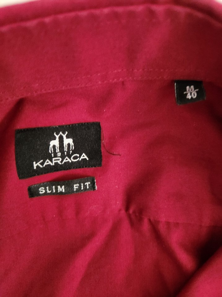 Karaca bordo gömlek - Görsel 3