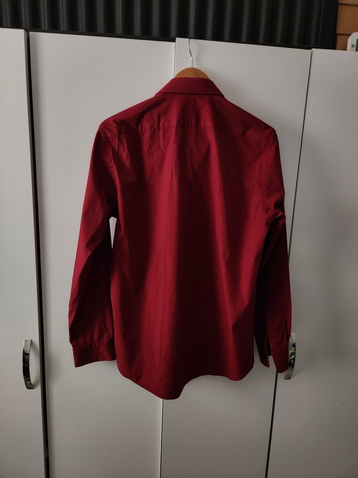 Karaca bordo gömlek - Görsel 4