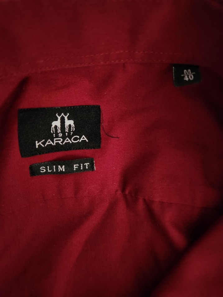 Karaca bordo gömlek - Görsel 5