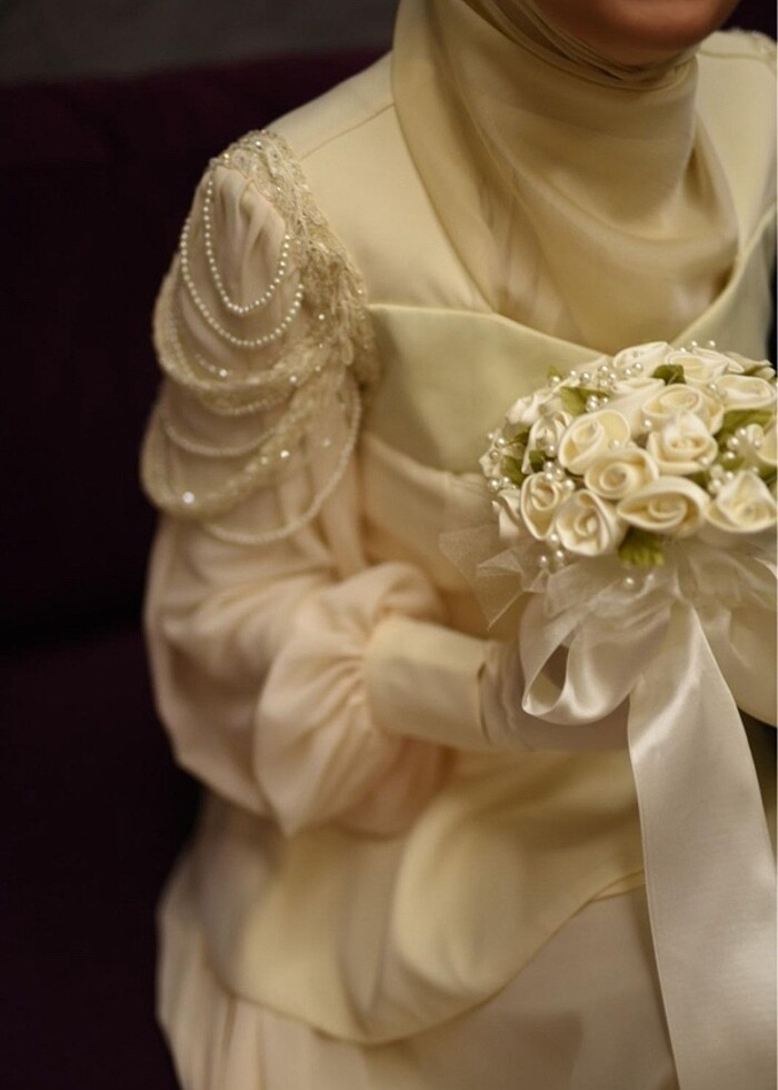 Nikah Kıyafeti Etek Ceket Takım - Görsel 2