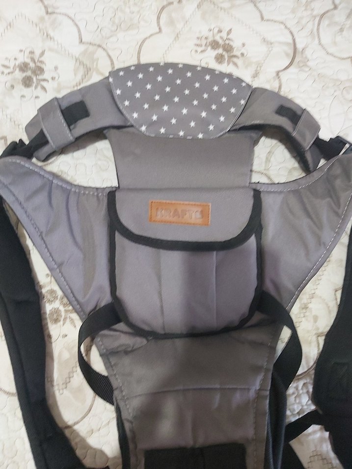 Gri Bebek Taşıyıcı Kanguru - Görsel 2