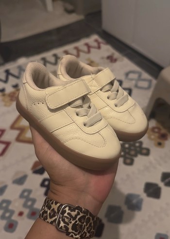 Beyaz unisex Çocuk Spor Ayakkabı Velcro - Görsel 4