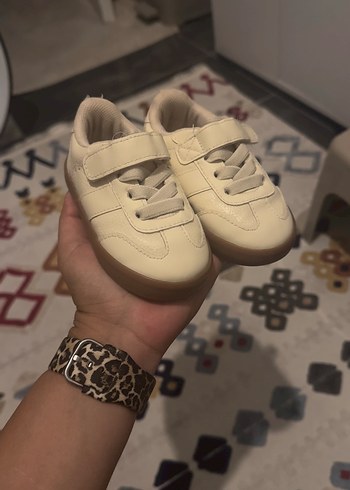 20 Beden beyaz Renk Beyaz unisex Çocuk Spor Ayakkabı Velcro