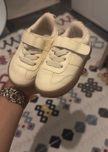 Beyaz unisex Çocuk Spor Ayakkabı Velcro - Görsel 3