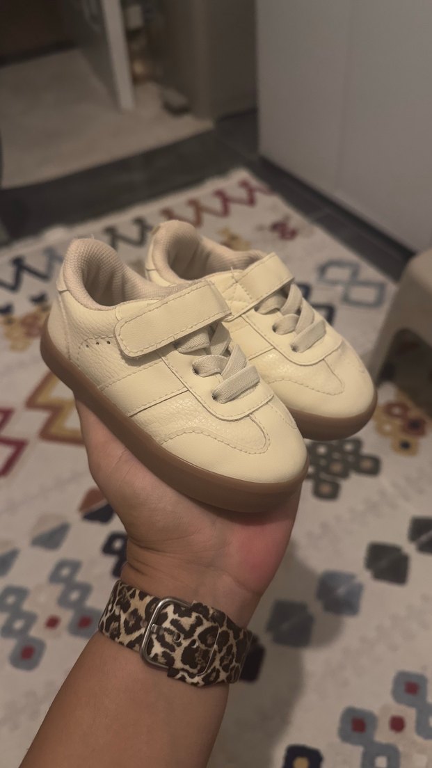 Beyaz unisex Çocuk Spor Ayakkabı Velcro - Görsel 4