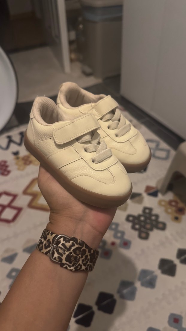 Beyaz unisex Çocuk Spor Ayakkabı Velcro - Görsel 2