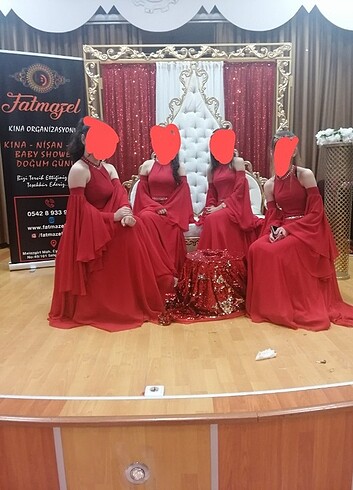 Diğer 4 takım özel dikim nedime kostümü