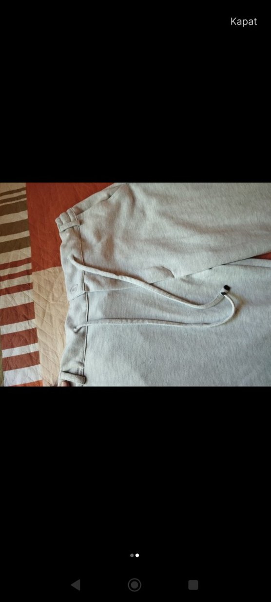 Gri  Rahat Kesim Eşofman Altı - Görsel 2