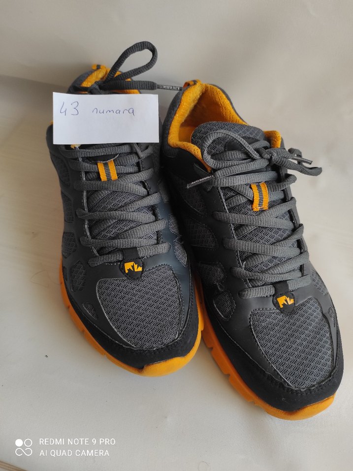 Gri Erkek Spor Ayakkabı Bağcığı Lumberjack - Görsel 2