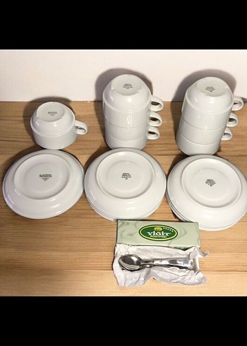 Beden Güral Porselen 6+1li Çay/Kahve Fincanı Seti