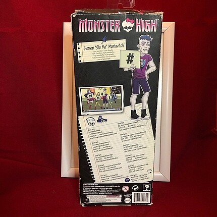 Beden Renk Monster High Sloman Mortavitch