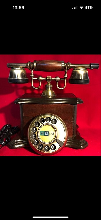 Anna Bell antik görünümlü telefon