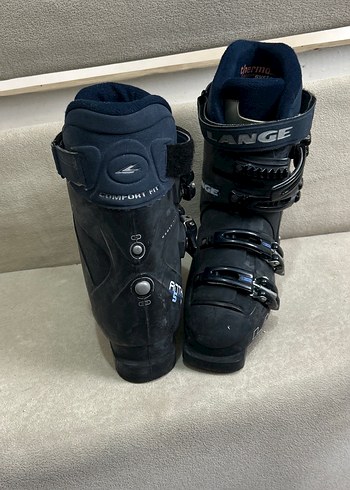 Erkek Siyah Lange Kayak Botları Velcro - Görsel 2