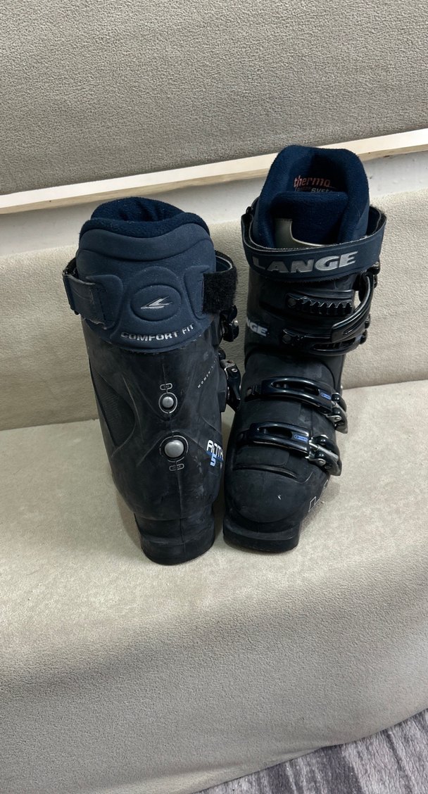 Erkek Siyah Lange Kayak Botları Velcro - Görsel 2