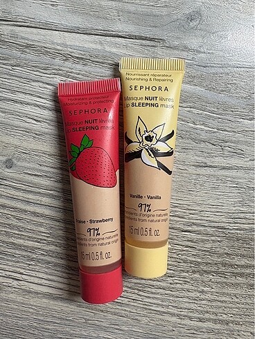 SEPHORA LİP BALM DUDAK NEMLENDİRİCİ MASKE ÇİLEK VANİLYA