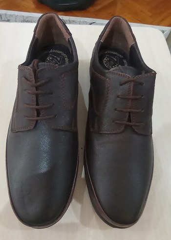 Diğer Koyu Kahverengi Deri Klasik Erkek Ayakkabi