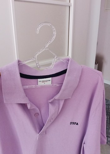 U.S Polo Assn. Erkek Mor Kısa Kollu Polo Yaka Tişört