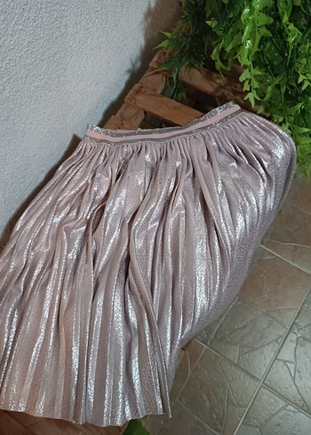 Tucino Gri Pilili Kız Çocuk Etek