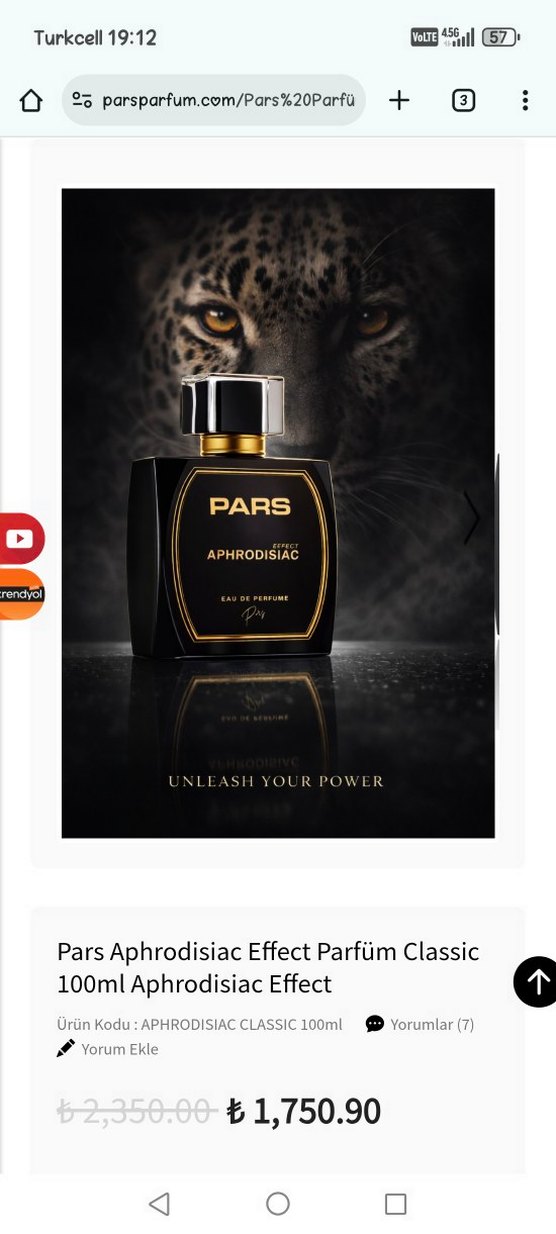 PARS Aphrodisiac  Parfümü 100 ml - Görsel 4