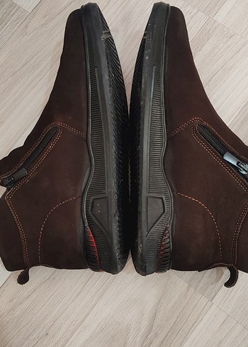 Ayakmod Kahverengi hakiki deri Nubuk Erkek Bot - Görsel 6