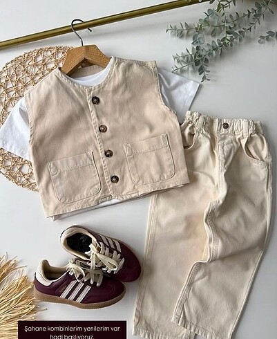 Zara La?ciel Paris Pantolon Yelek Tşört Takım