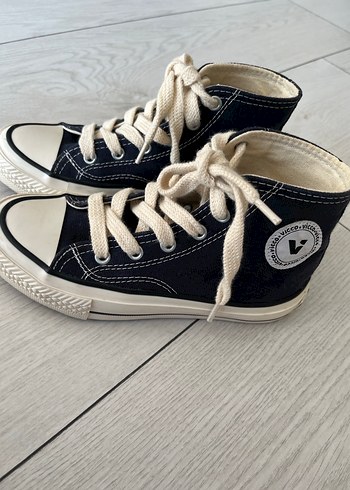 Lacivert Bağcıklı Spor Ayakkabı - Görsel 6